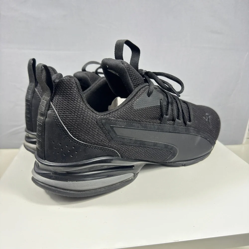 Puma Cell Magma Clean Sneakers Mens 12 Black 378356-02 Mesh Low Top Trainers